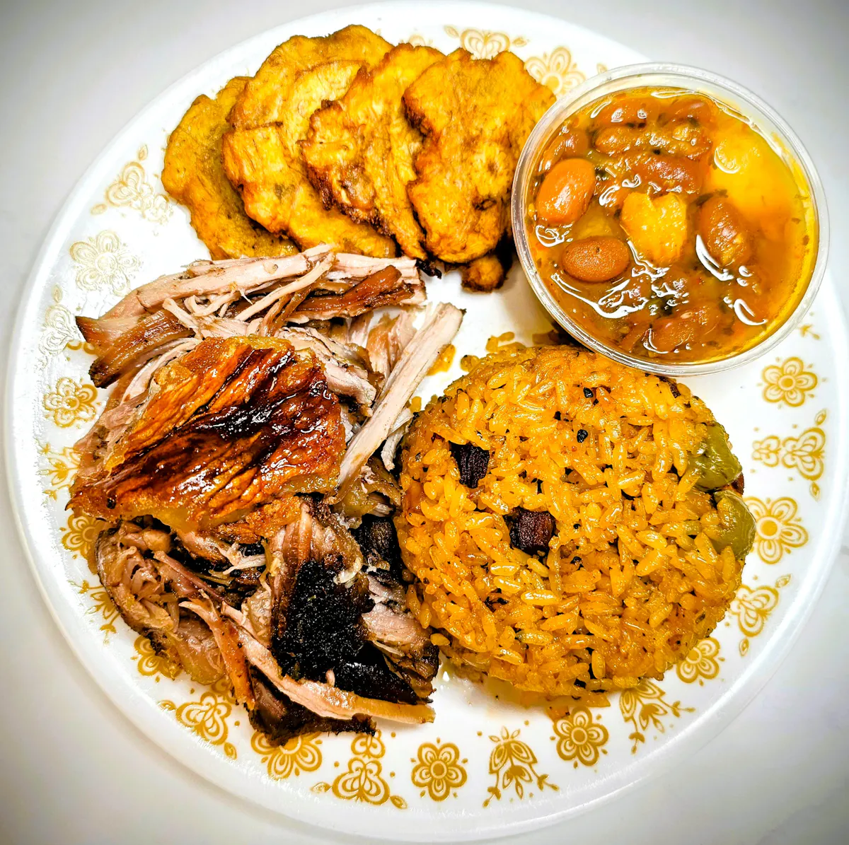 a plate of food